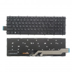 Клавиатура для ноутбука Dell 15 5565, Inspiron 17-5765 черная с подсветкой