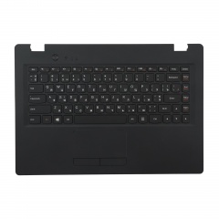 Клавиатура для ноутбука Lenovo 100S-14 черная с черным топкейсом